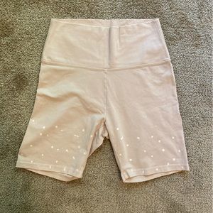 Offline by aerie Nude Bleached Biker Shorts